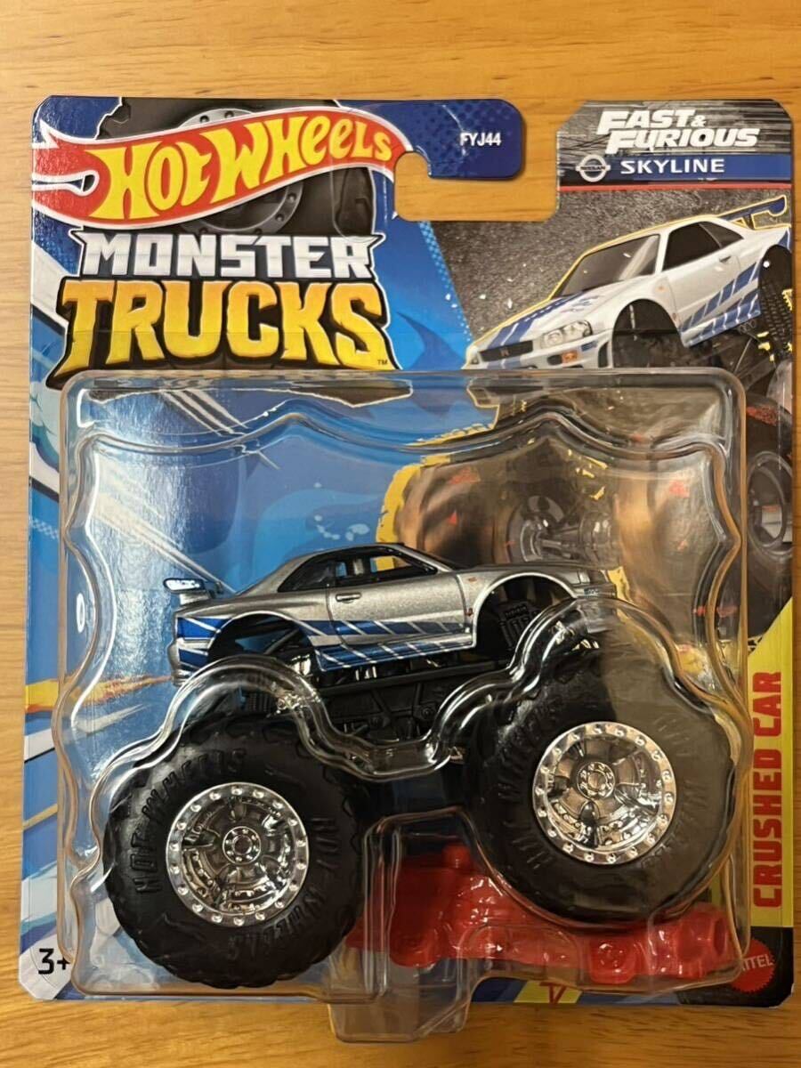 HW NISSAN SKYLINE GT-R (R34)　日産　スカイライン　ワイルドスピード モンスタートラック　ホットウィール