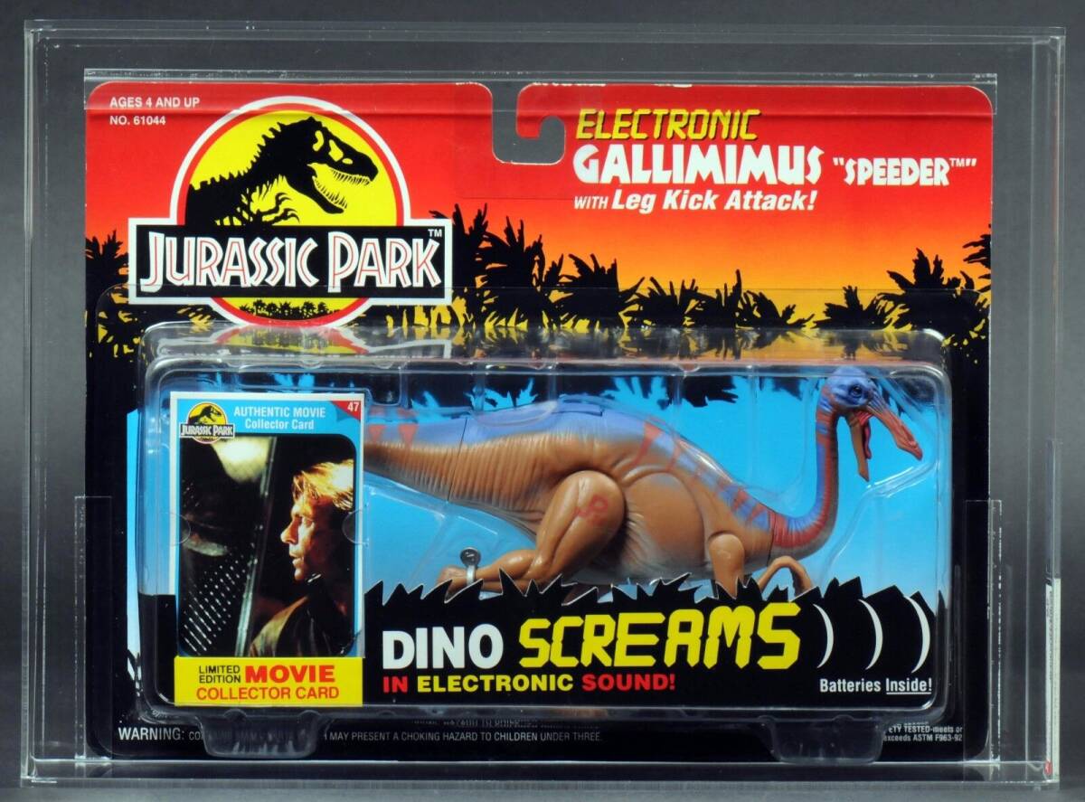 1994 Kenner Jurassic Park Electronic Gallimimus Speeder Series 2 AFA 85 MOC 海外 即決