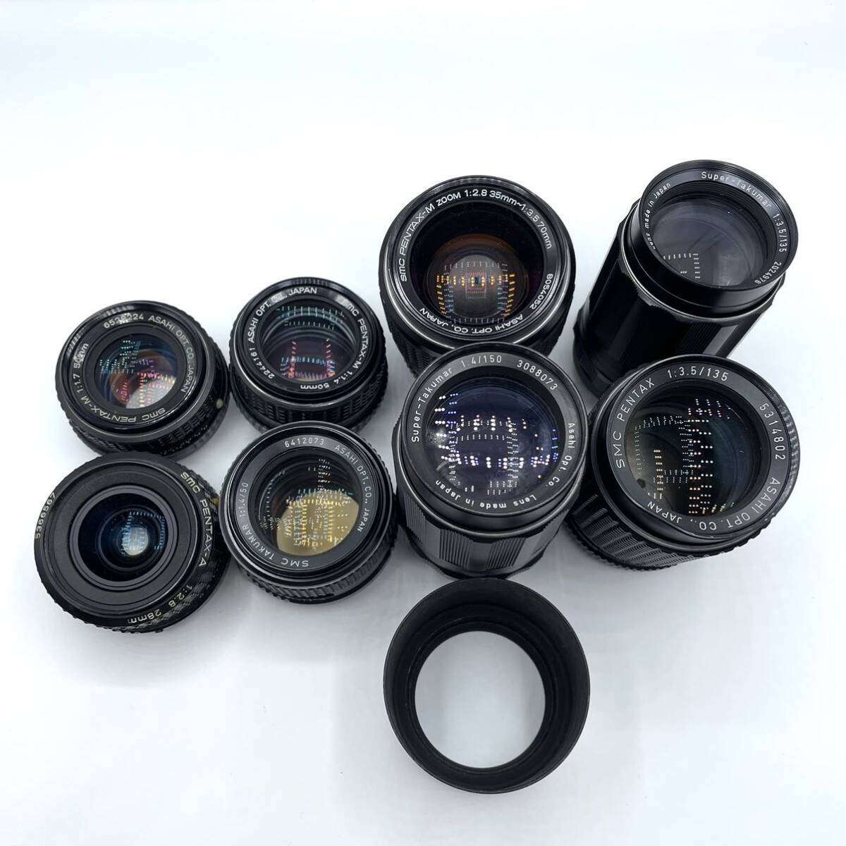 PENTAX smc レンズ　カメラ　8点　まとめ　セット　ペンタックス　動作未確認
