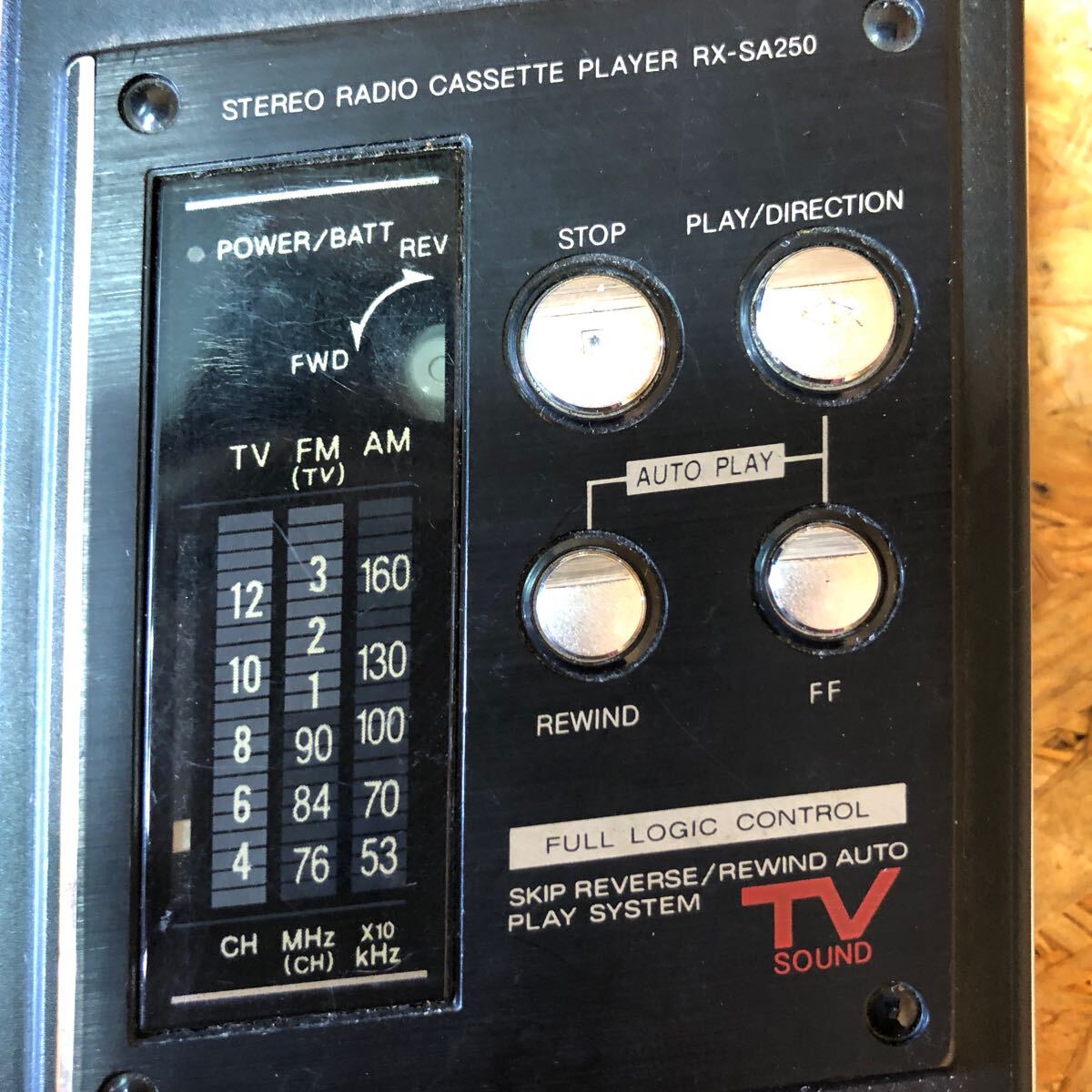 ジャンク品 Panasonic jump RX-SA250 FM/AMラジオ - メルカリ