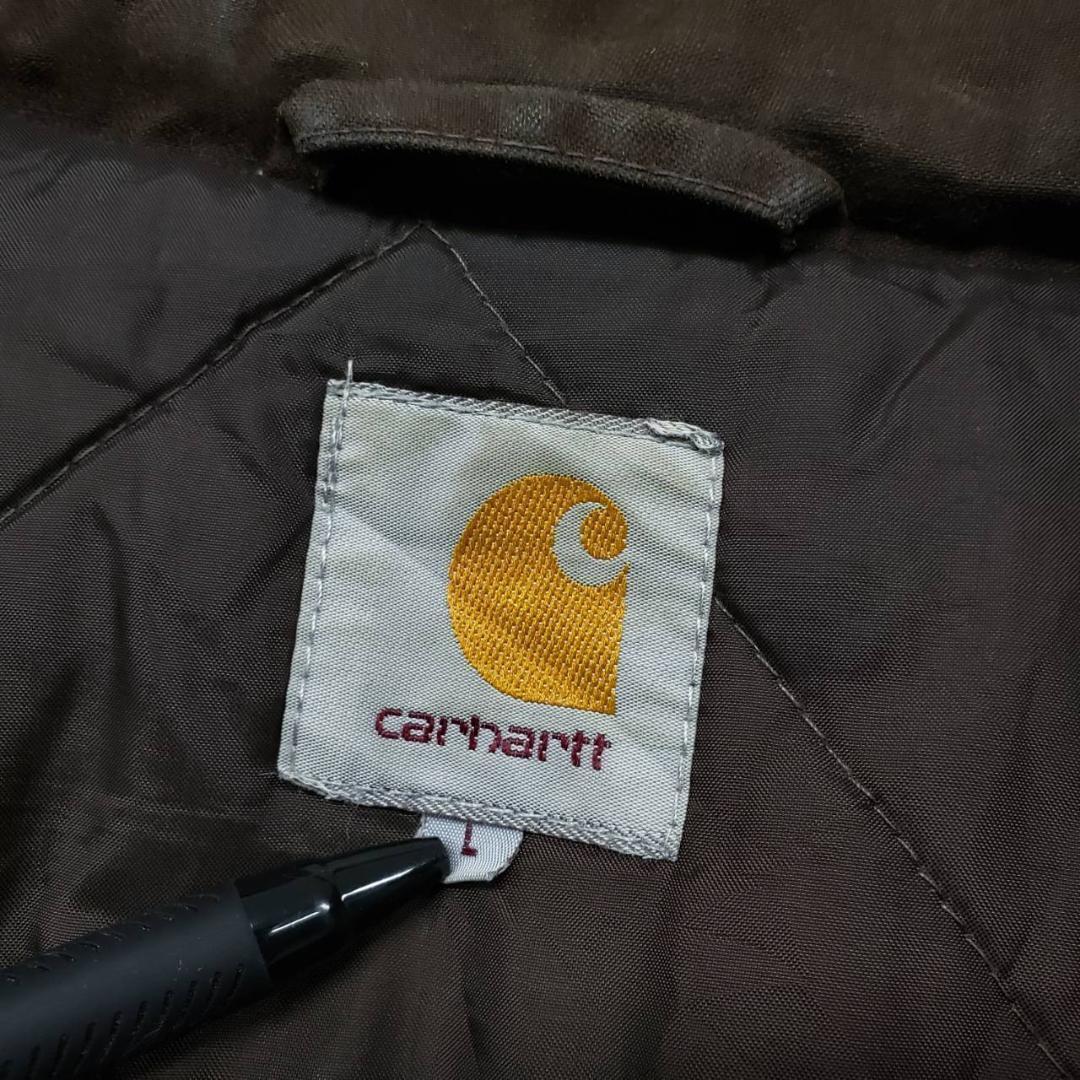 メキシコ製 カーハート ワンポイント ワークジャケット ブラウン メキシコ製 カーハート ワンポイント ワークジャケット ブラウン