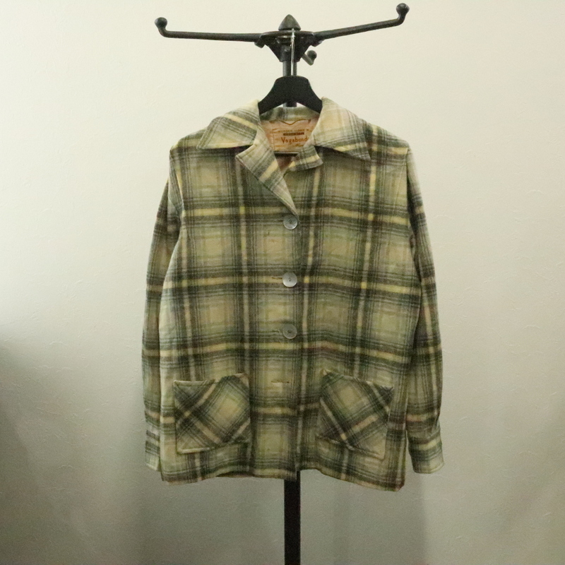 S739 50sビンテージ レディース Vagabond ウールジャケット 1950 S739 50sビンテージ レディース Vagabond ウールジャケット 1950