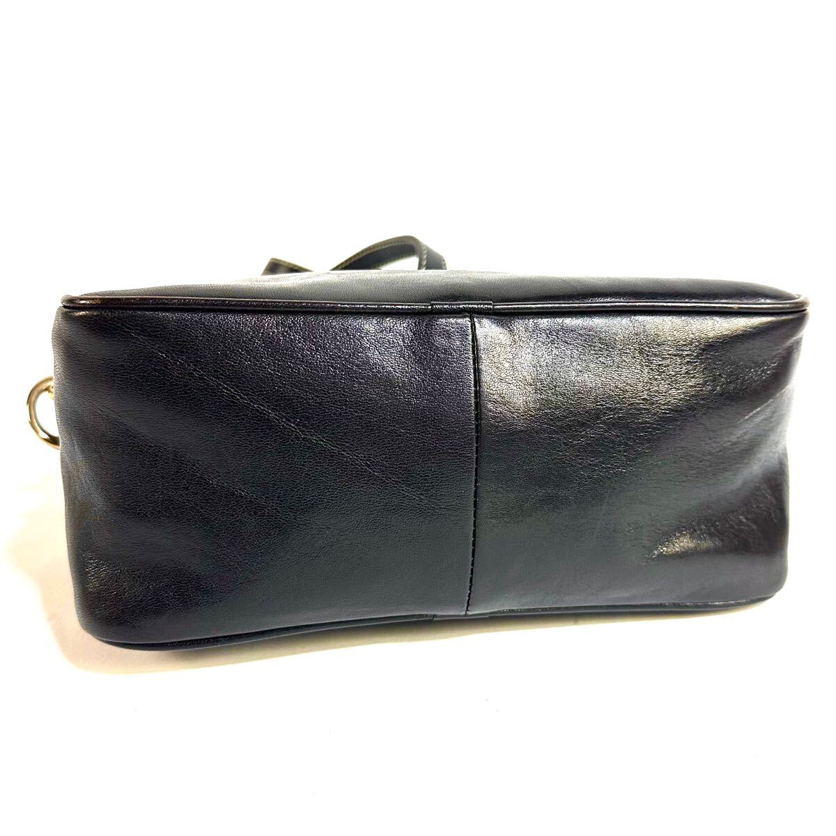 美品】HIROFU ヒロフ 2way レザー ハンドバッグ 斜め掛け 美品】HIROFU ヒロフ 2way レザー ハンドバッグ 斜め掛け