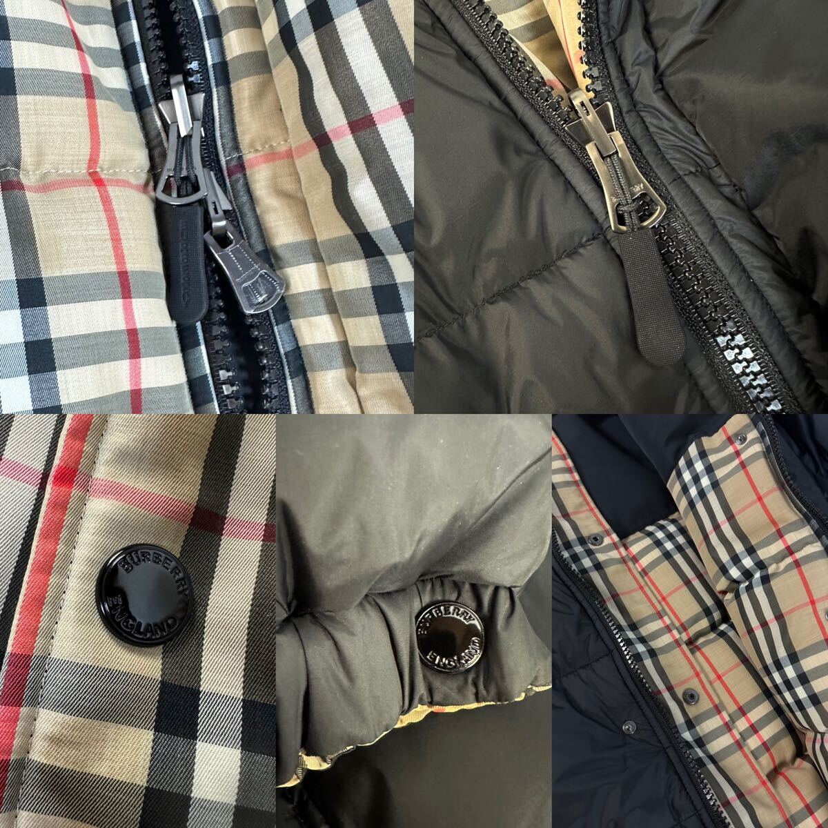 未使用】BURBERRY LONDON バーバリー ノバチェック リバーシブル 未使用】BURBERRY LONDON バーバリー ノバチェック リバーシブル