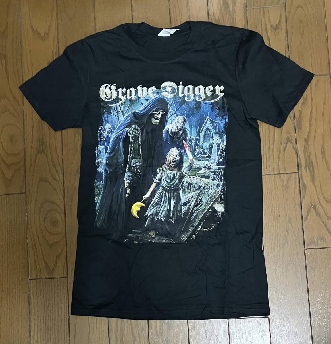 新品未使用　Grave Digger　/　THE LIVING DEAD Tシャツ（メンズSサイズ）