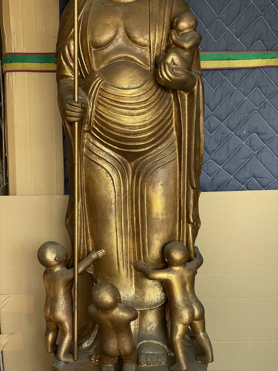 まごころ堂 引取り限定 寺院買取品 銅像 仏像 地蔵菩薩 高130㎝ 重い まごころ堂 引取り限定 寺院買取品 銅像 仏像 地蔵菩薩 高130㎝ 重い