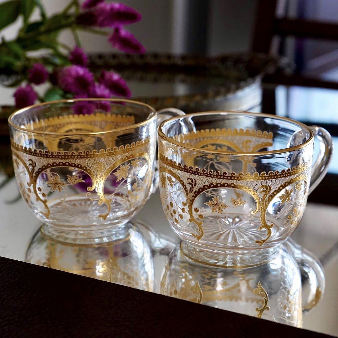 極希少☆美品☆オールドサンルイ☆24金彩☆メキシコ☆カップ 極希少☆美品☆オールドサンルイ☆24金彩☆メキシコ☆カップ