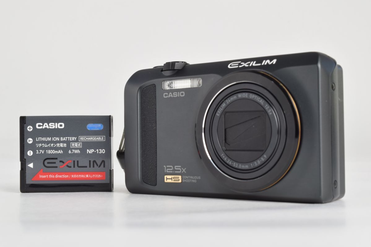 【極上品】カシオ CASIO EX-ZR100 ブラック コンパクトデジタルカメラ 動作確認済