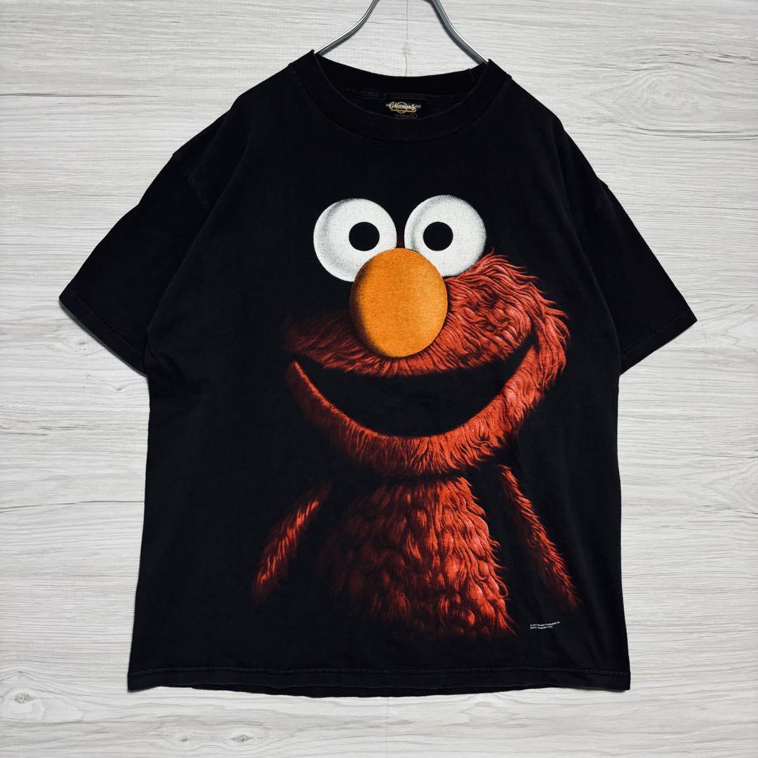 入手困難】SESAME STREET セサミストリート エルモ Tシャツ L 入手困難】SESAME STREET セサミストリート エルモ Tシャツ L