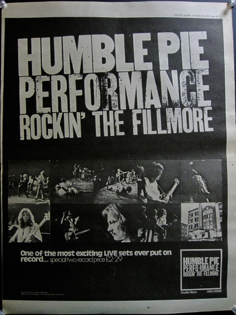 HUMBLE PIE ハンブル パイ f. Steve Marriott/Peter Frampton HUMBLE PIE ハンブル パイ f. Steve Marriott/Peter Frampton