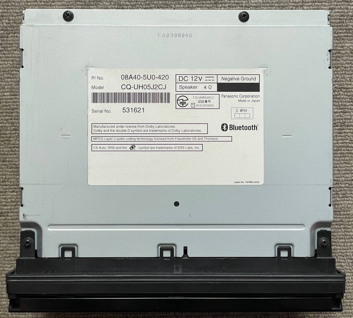 ホンダ 純正ナビ Gathersギャザズ VXM-165VFi(Panasonic製/7 ホンダ 純正ナビ Gathersギャザズ VXM-165VFi(Panasonic製/7