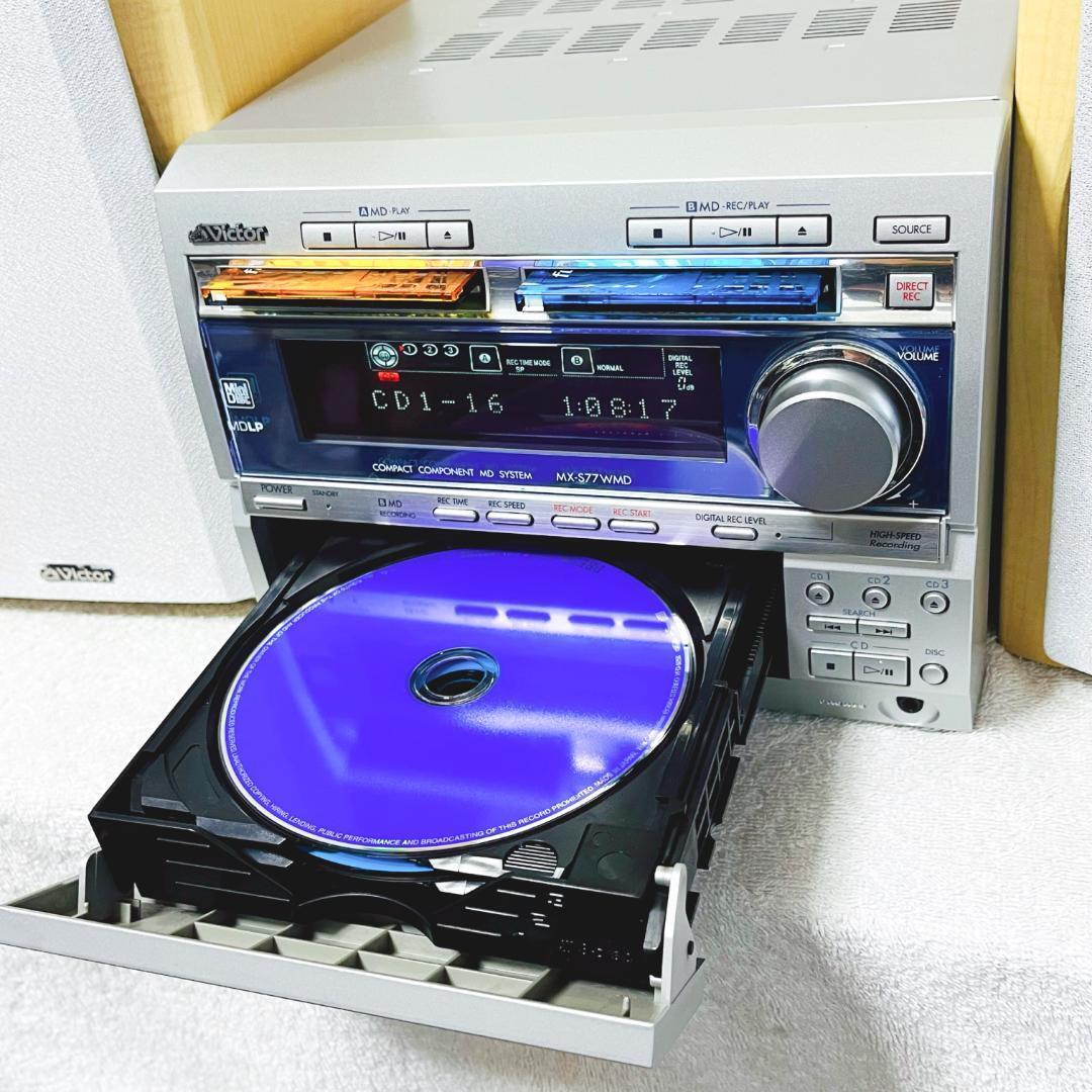 ビクター WMD/3CDチェンジャーコンポ CA-MXS77WMD Victor 3枚CD ビクター WMD/3CDチェンジャーコンポ CA-MXS77WMD Victor 3枚CD