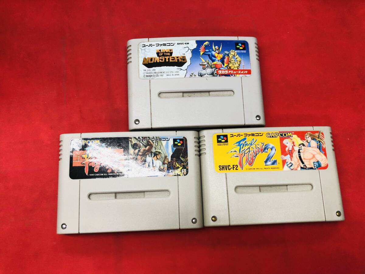キングオブモンスターズ ファイナルファイト 1 2 同梱可！即決！大量出品中！！ 3本 セット