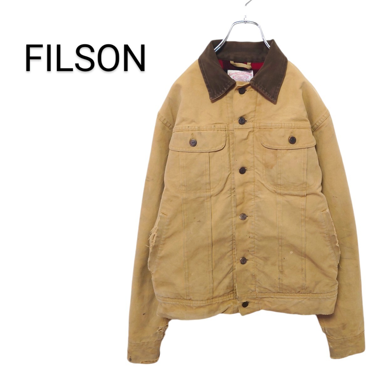 【FILSON】60's 円形タグ vintage ランチジャケットA-2393