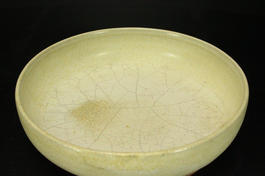 銀閣】中国美術 彷哥釉 碗 φ15.5cm 旧家蔵出(ZE26) 銀閣】中国美術 彷哥釉 碗 φ15.5cm 旧家蔵出(ZE26)
