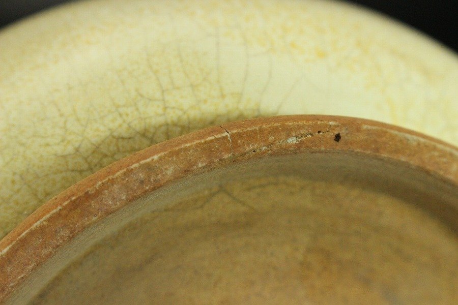 銀閣】中国美術 彷哥釉 碗 φ15.5cm 旧家蔵出(ZE26) 銀閣】中国美術 彷哥釉 碗 φ15.5cm 旧家蔵出(ZE26)