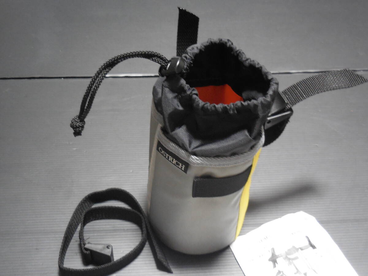 OSTRICH（オーストリッチ） POTARI ステムバッグ ライトグレー/イエロー