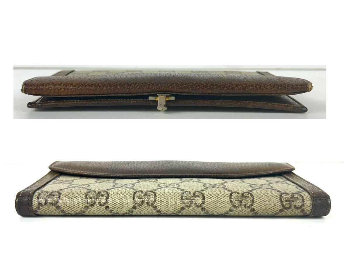 SI1518 GUCCI グッチ オールドグッチ GG柄 長財布 二つ折り SI1518 GUCCI グッチ オールドグッチ GG柄 長財布 二つ折り