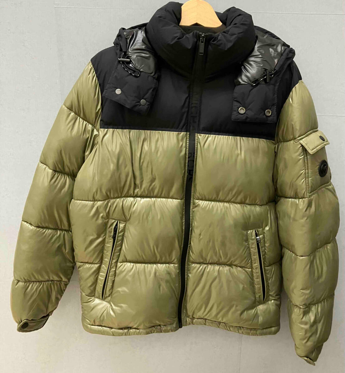 MICHAEL KORS◆マイケルコース◆MC64192 Roseville Quilted Cir Nylon Puffer JKT ジャケット Sサイズ カーキ