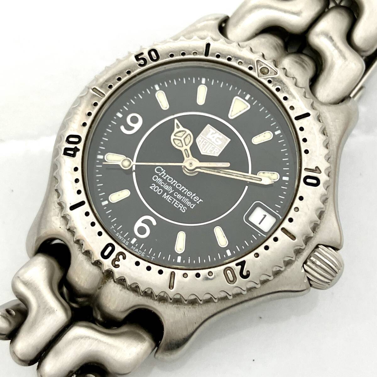 ジャンク TAG HEUER タグホイヤー WG5211-P0 クォーツ 腕時計 稼働品