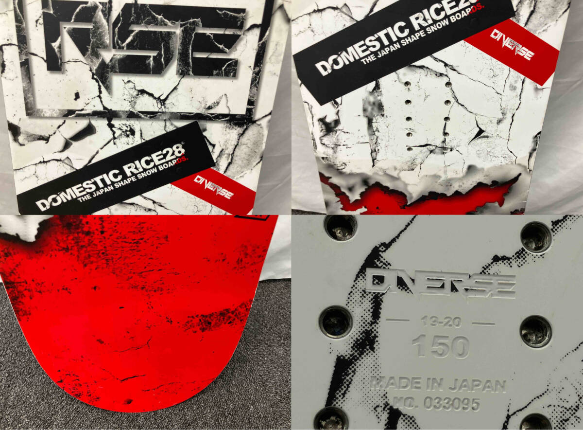 RICE 28 2020 DIVERSE スノーボード板 150cm 店舗受取可 スポーツ別 RICE 28 2020 DIVERSE スノーボード板 150cm 店舗受取可 スポーツ別