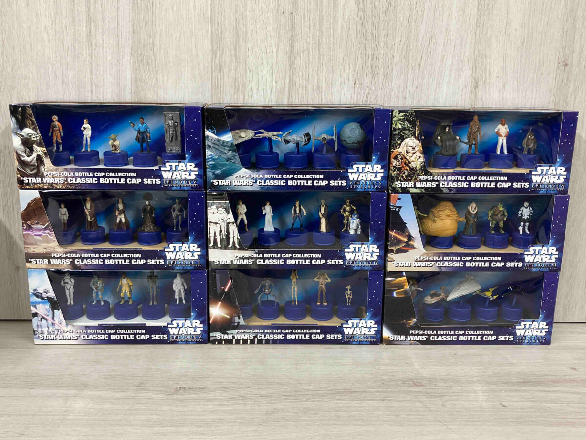 PEPSI STAR WARS CLASSIC BOTTLE CAP SETS 9箱セット