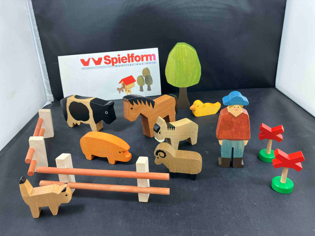 専用 木の動物 スピールフォーム 13点 Yahoo!オークション - スピールフォーム 13点まとめ 村の動物