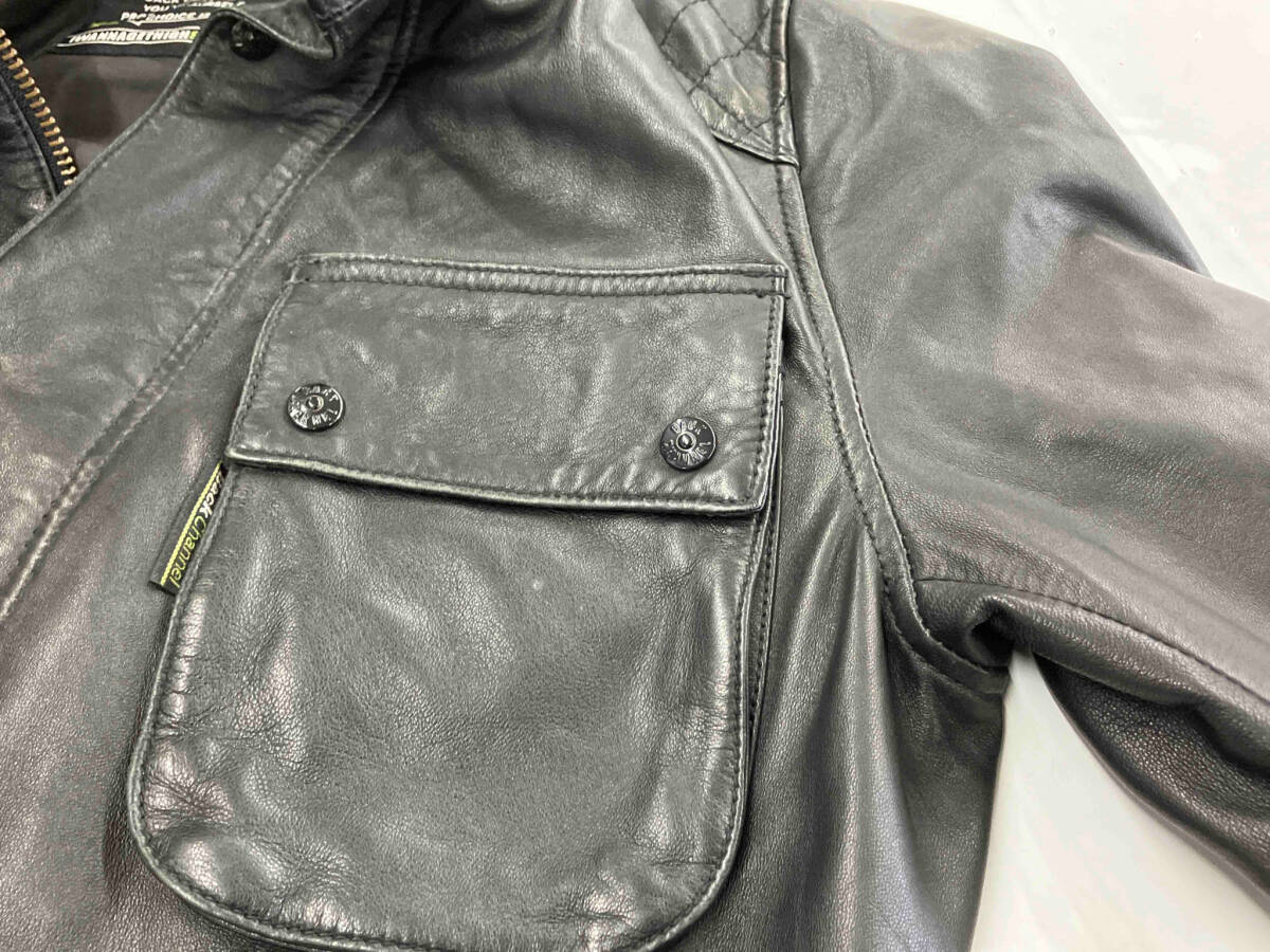 back channel レザ-ジャケット L バックチャンネル 羊革 back channel レザ-ジャケット L バックチャンネル 羊革