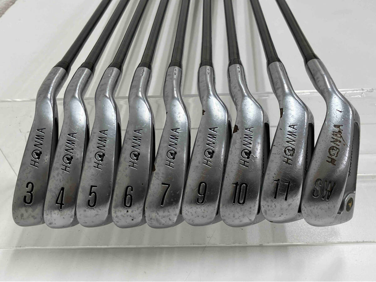 【ジャンク】 HONMA GOLF LB‐280 アイアンセット3-7,9-11,S 9本セット LB-280 フレックスR-1