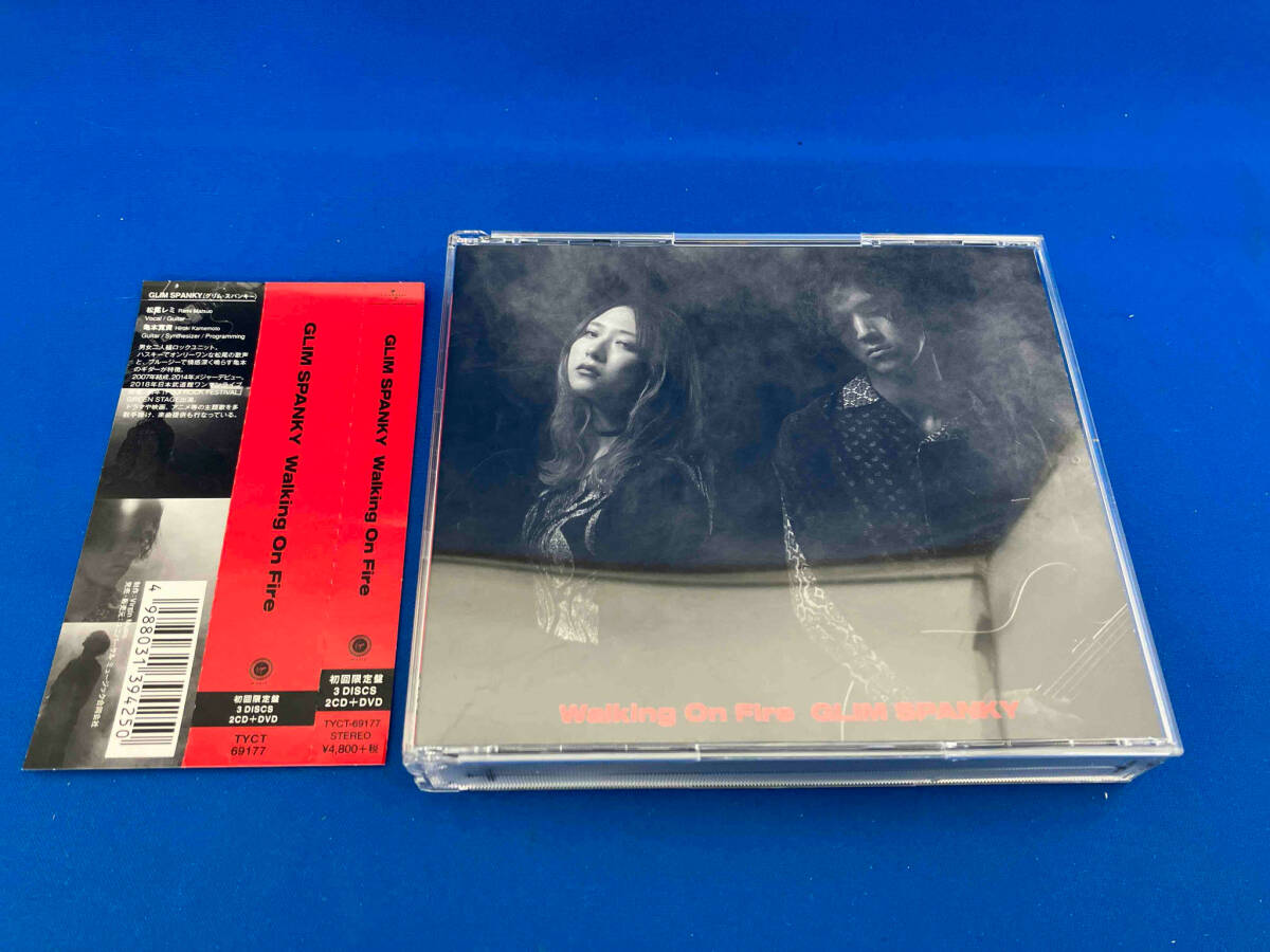 帯あり GLIM SPANKY CD Walking On Fire(初回限定盤)(DVD付)