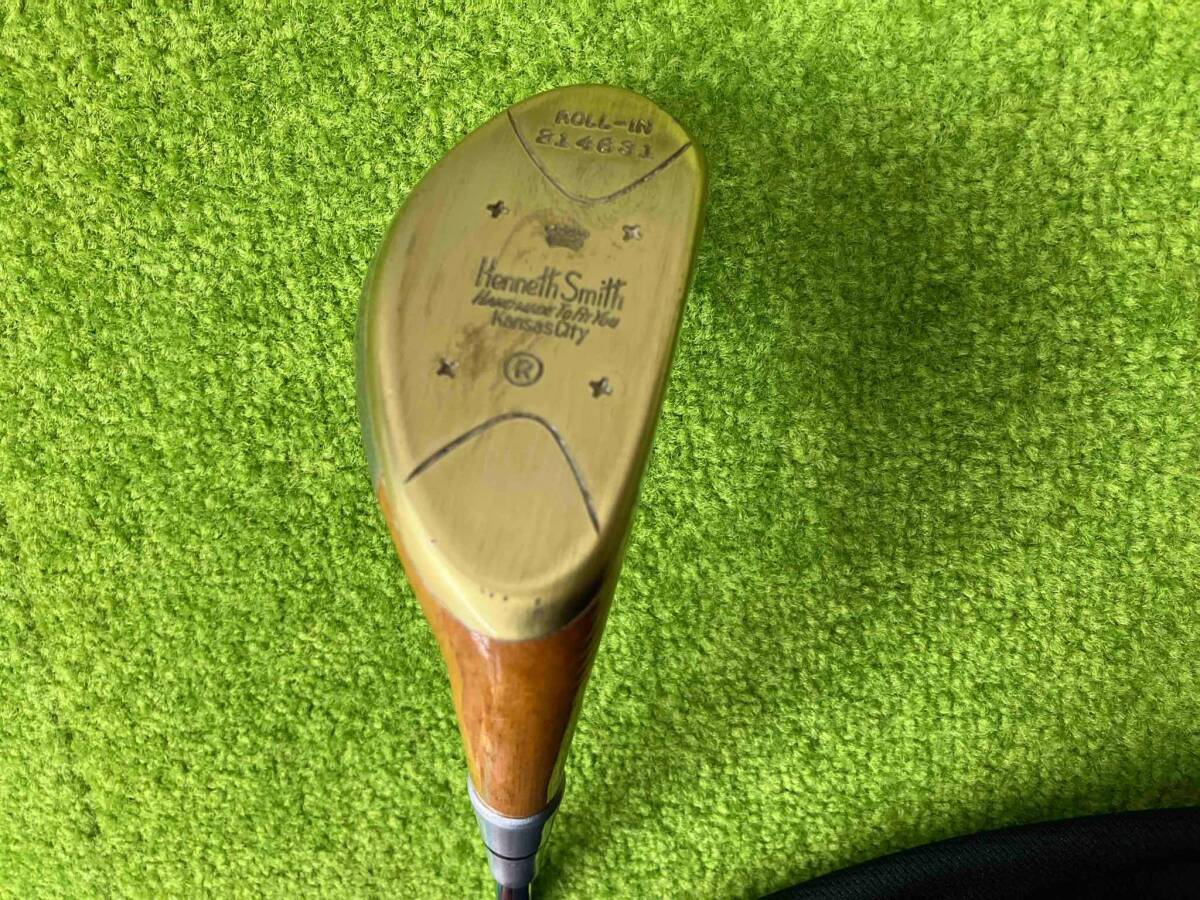 パター Kenneth Smith ROLL-IN 214631 ケネス スミス 木製パター ビンテージ