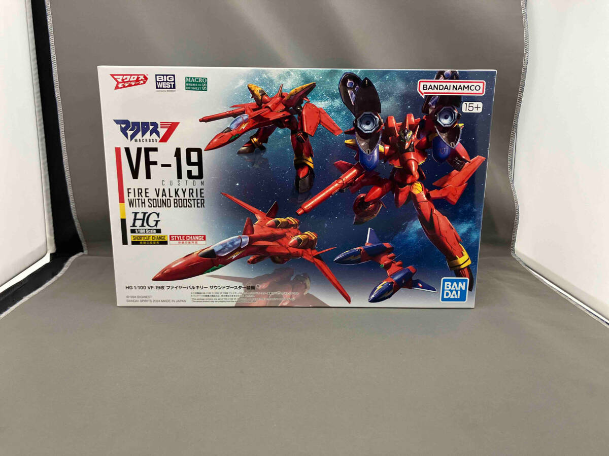 プラモデル バンダイ 1/100 VF-19改 ファイヤーバルキリー サウンドブースター装備 HG 「マクロス7」
