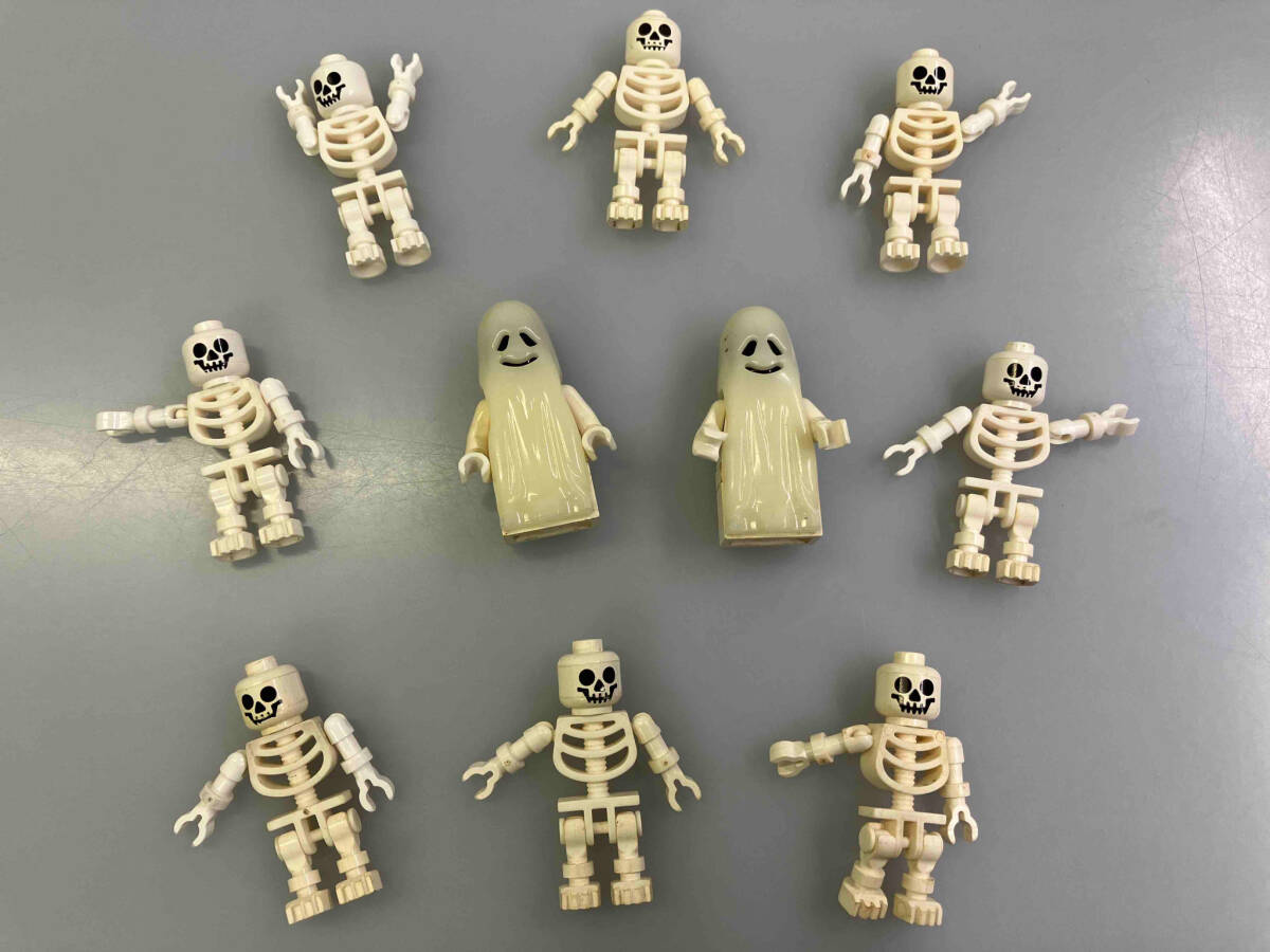 正規品LEGO ミニフィグ おばけ ガイコツ 10個 まとめ売り※ゆうれい ゴースト ハロウィン