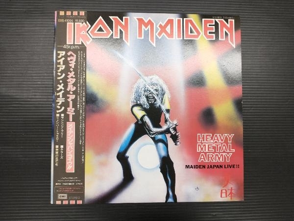 【激安セール】 アイアン・メイデン 【帯有】【LP盤】ヘヴィ・メタル・アーミー 洋楽