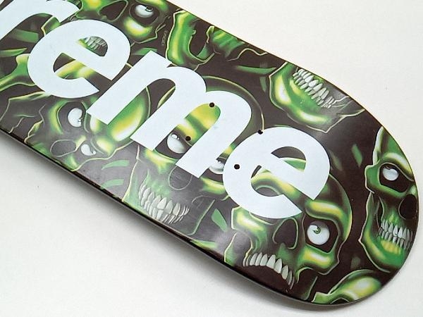 Supreme シュプリーム スケボー デッキ スカル柄 スケートボード Supreme シュプリーム スケボー デッキ スカル柄 スケートボード