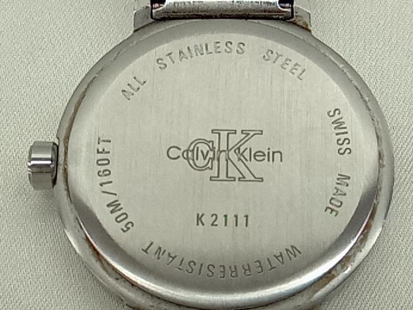 【Calvin Klein】 カルバン・クライン K2111 クォーツ 50M ブランド 腕時計 メンズ 中古_画像3