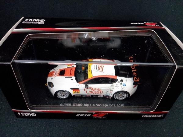 EBBRO 1/43 SUPER GT300 triple a Vantage GT2 2010 No.66 WHITE エブロ