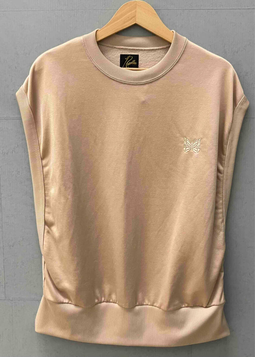 NEEDLES ニードルス Sleeveless Tee MR307 メンズ ベスト ストリート ベージュ Mサイズ