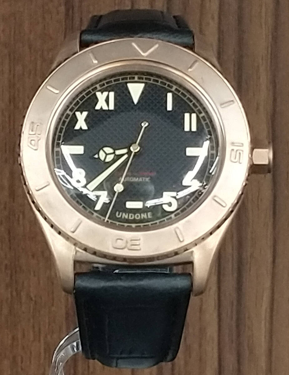 UNDONE アンダーン／BASECAMP CALI BRONZE／自動巻き／クリーニング済み／タイミング調整済み／腕時計 店舗受取可