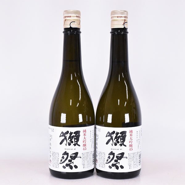 大阪府内発送限定★2本セット★旭酒造 獺祭 純米大吟醸 45 2024年5月製造 ※ 720ml/四合瓶 15% 日本酒 DASSAI J06S024