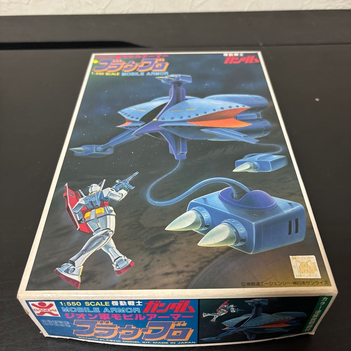 tcn【説明書無し】機動戦士ガンダム バンザイマーク ガンプラ 当時物 旧キット 旧バンダイ 1/550 ブラウ・ブロ ブラウ ブロ