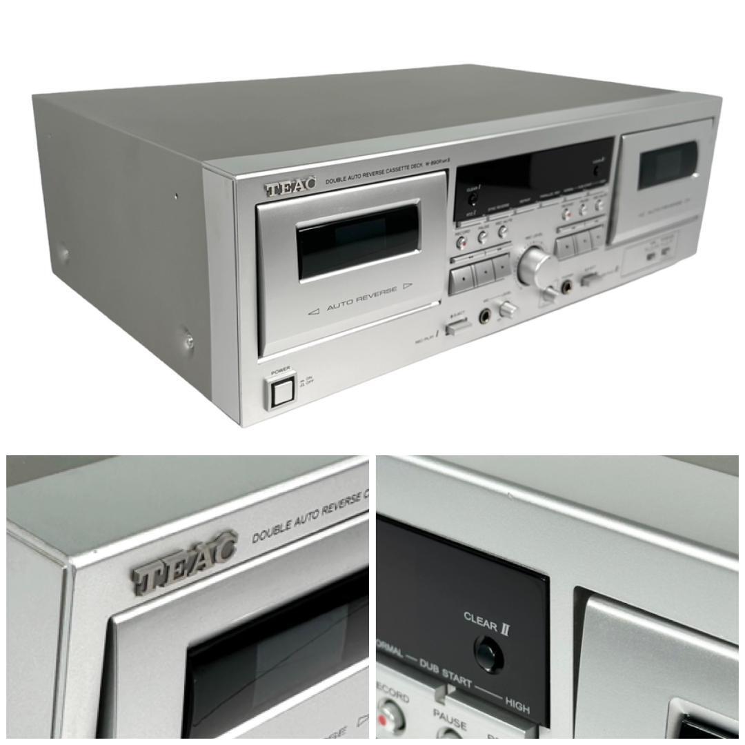 優良動作品・純正リモコン付属 TEAC ダブルオートリバース 優良動作品・純正リモコン付属 TEAC ダブルオートリバース