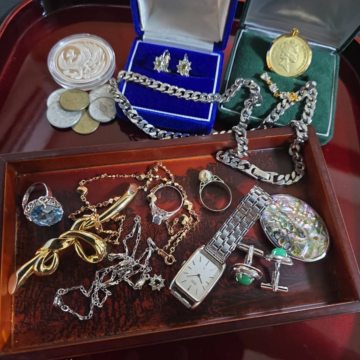 お値下げ！】まとめ売り遺品整理リングネックレス時計タイピン