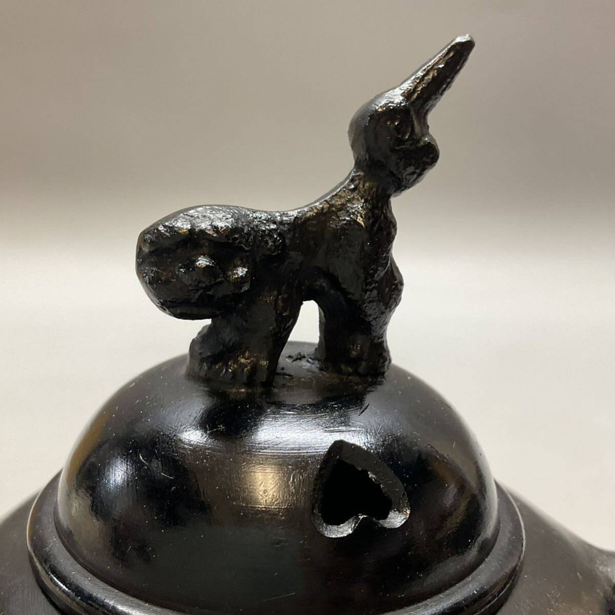 鋳銅 正甫 香炉 金属工芸 獅子 龍 香道具 570g 銅製 - コレクション 鋳銅 正甫 香炉 金属工芸 獅子 龍 香道具 570g 銅製 - コレクション