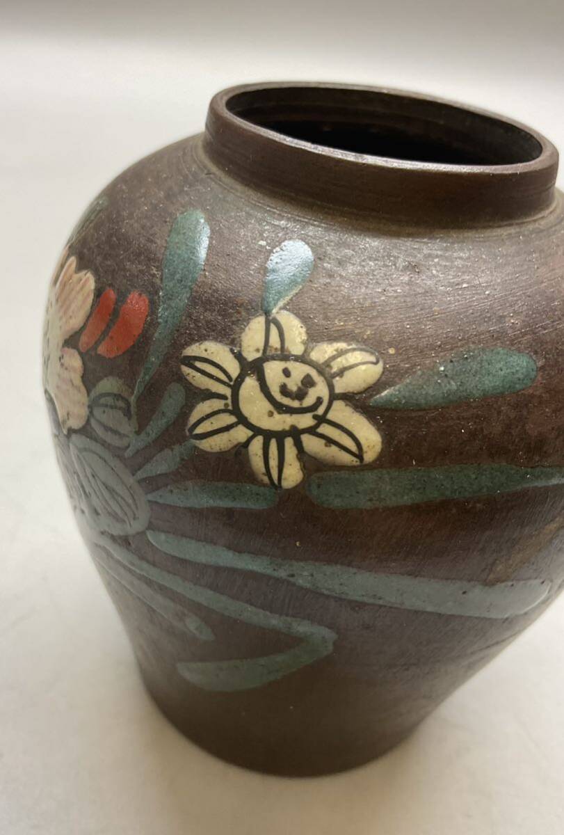昭和33年 11月 明治神宮遷宮記念 記念品 花瓶 花柄 花器 花入 華 昭和33年 11月 明治神宮遷宮記念 記念品 花瓶 花柄 花器 花入 華