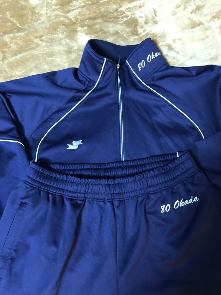 阪神タイガース岡田顧問ジャージ上下 美品 SSK 阪神タイガース岡田顧問ジャージ上下 美品 SSK