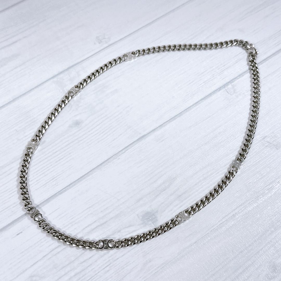 CELINE セリーヌ チェーンネックレス 460UR6BRA シルバー CELINE セリーヌ チェーンネックレス 460UR6BRA シルバー