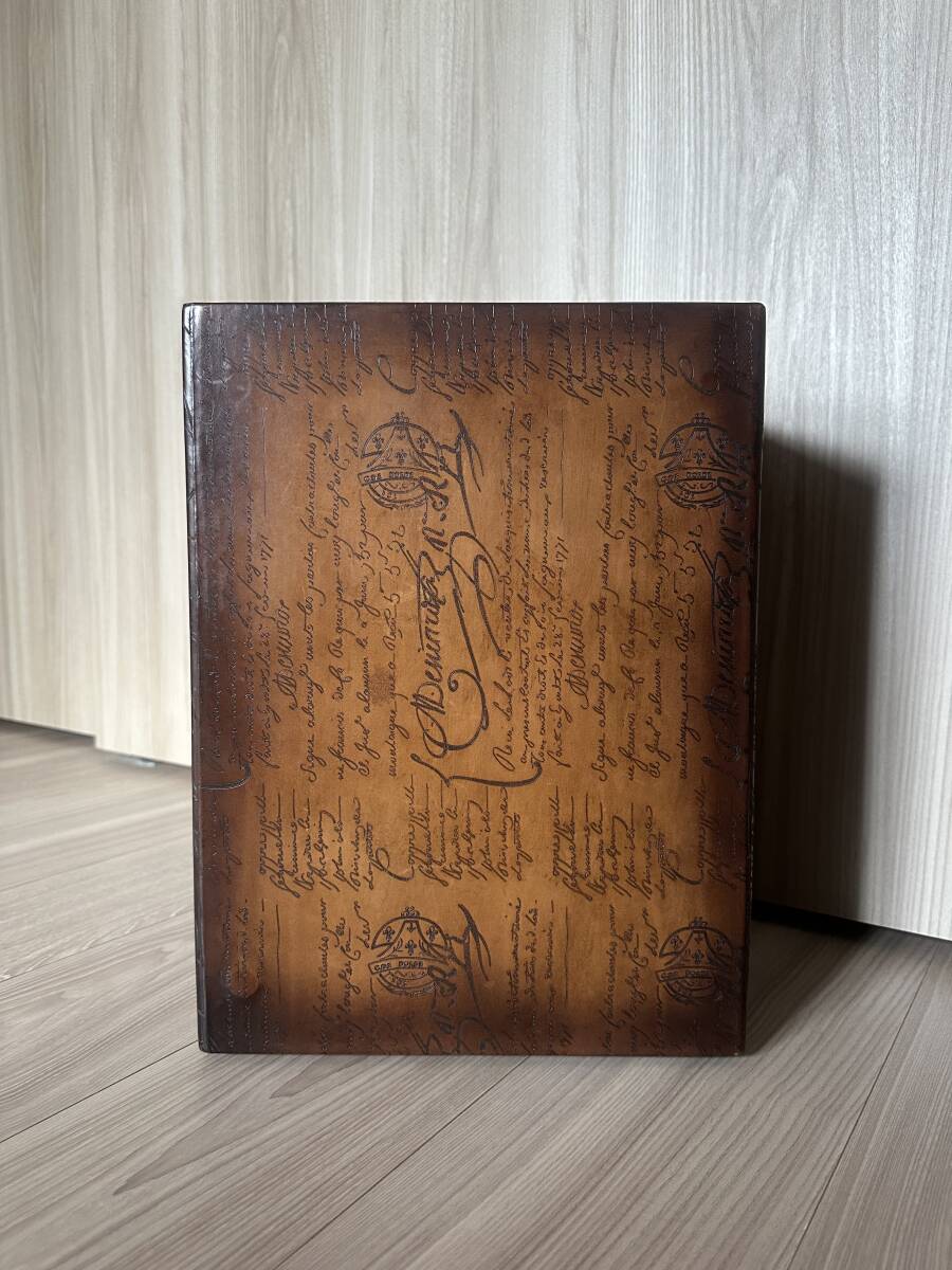 非売品 Berluti Scrit Patine Leather Box ベルルッティ 非売品 Berluti Scrit Patine Leather Box ベルルッティ
