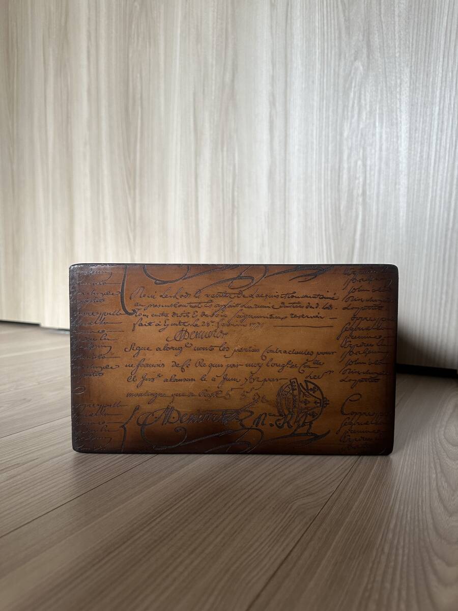 非売品 Berluti Scrit Patine Leather Box ベルルッティ 非売品 Berluti Scrit Patine Leather Box ベルルッティ