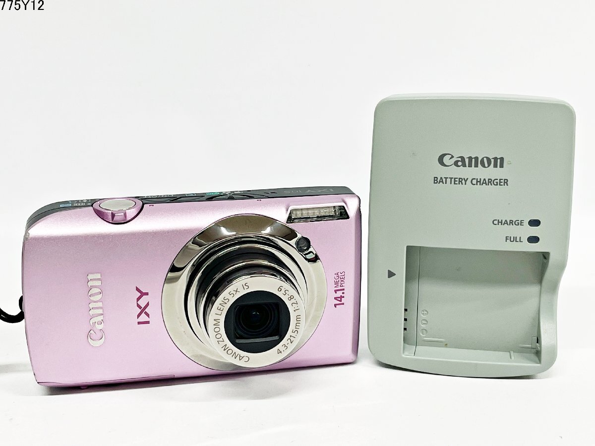 Canon IXY DIGITAL ピンク バッテリーチャージャー付き Canon IXY ピンク バッテリーチャージャー付き